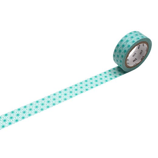 Washi tape with green stars